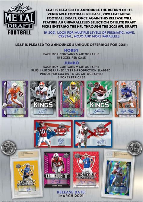 2021 leaf metal draft football box|2021 leaf metal draft football cards.